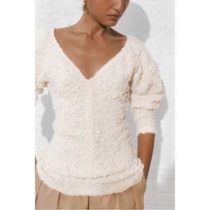 Mara Hoffman Ariana Long Sleeve Popcorn Top